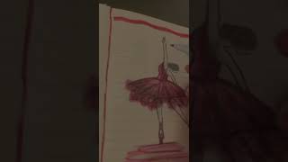 Pink💗 drawing ballerina pink [upl. by Hairacaz]