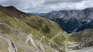 🇮🇹 View from the road to Passo dello Stelvio in ⁨Lombardy⁩ ⁨Italy⁩ [upl. by Lytsyrk]