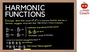 Harmonic functions  Harmonic conjugate  Complex Analysis 3 [upl. by Icats]