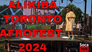 ALIKIBA Live performance at Toronto Afrofest 2024  African cultural amp Music Festival 2024 [upl. by Akkire]