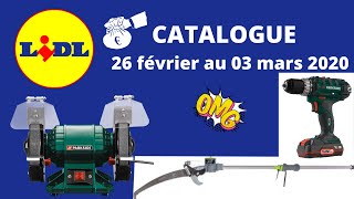 LIDL ARRIVAGES PROMOS DU 26 FÉVRIER 2020 [upl. by Llehsyt]