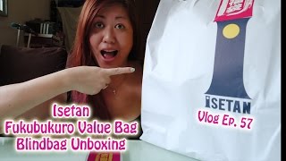 Isetan Japanese Fukubukuro Value BagBlindbag Unboxing  Singapore  Vlog Ep 57 [upl. by Vladi]