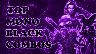 Top 10 Mono Black Commander EDH Combos 002 [upl. by Naerol]