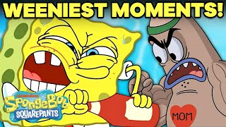 SpongeBobs 7 WEENIEST Moments 🌭 [upl. by Susan]