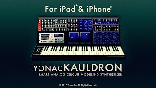 Kauldron Smart Analog Modeling Synth for iPad and iPhone [upl. by Gilles]