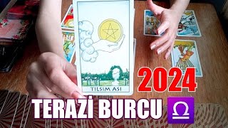 TERAZİ BURCU 2024 YILI TAROT AÇILIMI ♎ HAK ETTİĞİN SAYGIYI GÖRECEĞİN BİR YIL ✌️ TERAZİ BURCU 2024 [upl. by Ferro123]