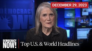 Top US amp World Headlines — December 29 2023 [upl. by Nwahsaj]