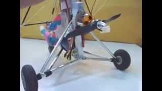 DELTAPLANO A MOTORE RC AUTOCOSTRUITO MICROLIGHT TRIKE DELTA by Antonio Di Giacomo [upl. by Naleek]