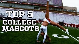 5 Most Popular College Mascots [upl. by Nollaf]