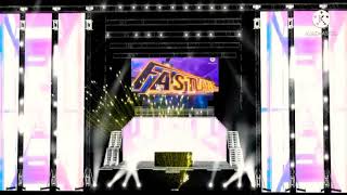 WWE FASTLANE 2022 CUSTOM STAGE ANIMATION AND PYRO [upl. by Leund]