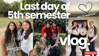 Last day🥹 End of another semesterFull Vlog [upl. by Fonda779]