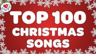 100 BEST Christmas Songs EVER Made with Lyrics [upl. by Annayrb]