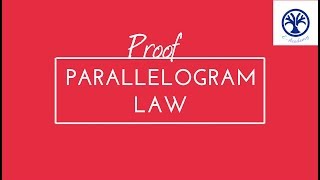 parallelogram law proof [upl. by Alel759]