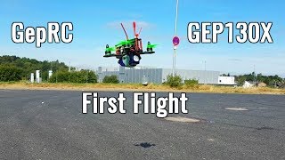 GepRC GEP130X FPV from Banggood first flight [upl. by Jamison33]