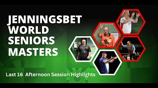 Day 1 Afternoon Session Highlights  JenningsBet World Seniors Masters [upl. by Evadnee]