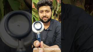 Indosurgical silvery stethoscope unboxing review [upl. by Adlare]