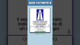 Quiz ufficiale per la patente B perte patente [upl. by Gambell]