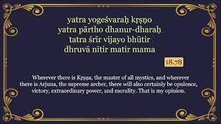 ASHTADHYAYI GEETA 1878 SLOKA [upl. by Irehj749]