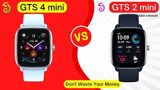 Amazfit GTS 4 mini vs Amazfit GTS 2 mini New Version  Full Specs Comparison  Which one is Better [upl. by Teevens558]