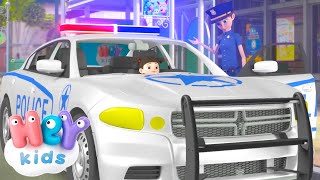 Police Car Song 🚔  HeyKids Nursery Rhymes  Animaj Kids [upl. by Hurwitz816]