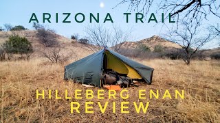 Hilleberg Enan Tent Review on the Arizona Trail Zero Day [upl. by Clute]