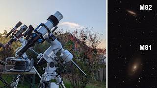 Two DSOs in one frame  M81 and M82  Astrophotography EP2 [upl. by Vacuva]