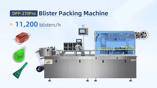 DPP270Pro Blister Packaging Machine for Honey Butter Jam Oil etc [upl. by Ahsait]