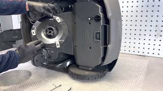 Automower 450x  430x cutting disc and bearing replacement [upl. by Nongim]