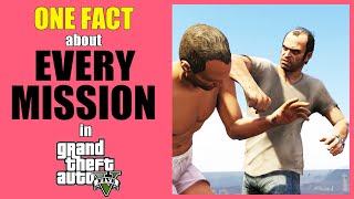 One Fact about Every Mission in GTA V [upl. by Nai]