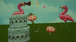 Cute and Funny Paper Cutout Stop Motion Animation  Birthday Card [upl. by Barraza]