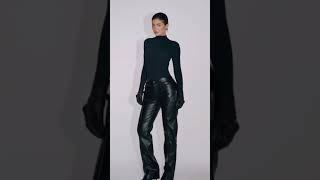 Channel Kylie Jenner’s signature edge this season KylieJenner fashion winterfashion [upl. by Dehsar]