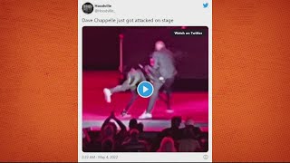 Dave Chappelle attacked on stage in LA [upl. by Salomie]