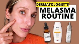 Dermatologists Morning Skincare Routine for Melasma amp Hyperpigmentation  Dr Sam Ellis [upl. by Fasta]