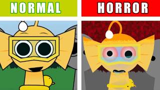 BONUS Incredibox Sprunki Retake NORMAL vs HORROR Sprunki [upl. by Nnuahs]