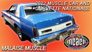 Malaise Era Muscle  something different at the Muscle Car and Corvette Nationals MCACN [upl. by Debby]