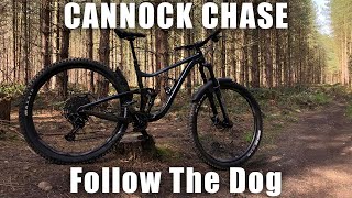 Cannock Chase  Follow The Dog with all black routes [upl. by Idyh]