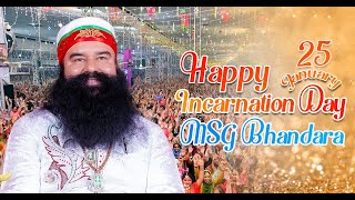 Happy Incarnation Day of Shah Satnam Ji  MSG Bhandara LIVE  Saint Dr MSG  25 January 2023 [upl. by Erhard]