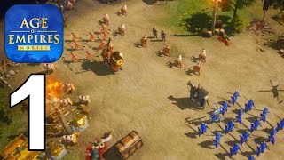 Age of Empires Mobile  Gameplay Part 1 Walkthrough AndroidiOS Tutorial [upl. by Suzan411]