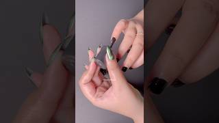 How to do easy French Tip NailArt on Small Nails using nondominant handshorts nailart naildesign [upl. by Tatman720]