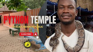 Visited the Pythons Temple in Ouidah Benin 🇧🇯  Scared of Snakes [upl. by Noicpecnoc]