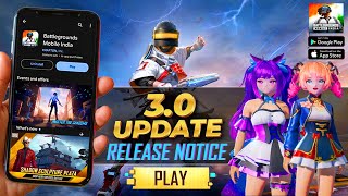 BGMI 30 Update 2024 New Patch Notes Release Date Changes amp More BATTLEGROUNDS MOBILE INDIA [upl. by Berriman885]