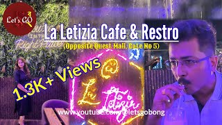 La Letizia Cafe amp Restro  Rooftop cafe amp restro in South Kolkata  laletizia foodvlog letsgobong [upl. by Elkin175]