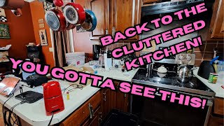 A Cleaning Horror Story CLUTTERED KITCHEN [upl. by Elburr]