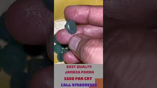 Best quality natural jambia panna  panna ston  panna price  emerald [upl. by Nirtak235]