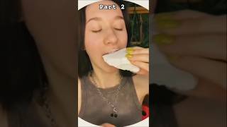 Crunchy chalk eating ASMR satisfying vedio chalkeating asmreating clayeating [upl. by Liam]