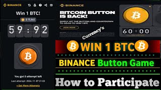 BitcoinButton is Back Press a Button Win a Bitcoin [upl. by Firooc]