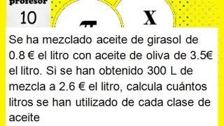 Problemas de MEZCLAS TRUCOS 02 ecuaciones de primer grado [upl. by Bruckner35]