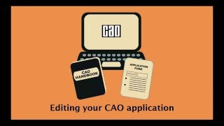 Editing your CAO application [upl. by Giliana]