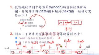 資料結構教學 Linklist 1 [upl. by Elamor]