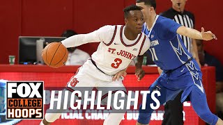 St Johns knocks off No10 Creighton behind 14 threepointers  FOX COLLEGE HOOPS HIGHLIGHTS [upl. by Lamrert938]